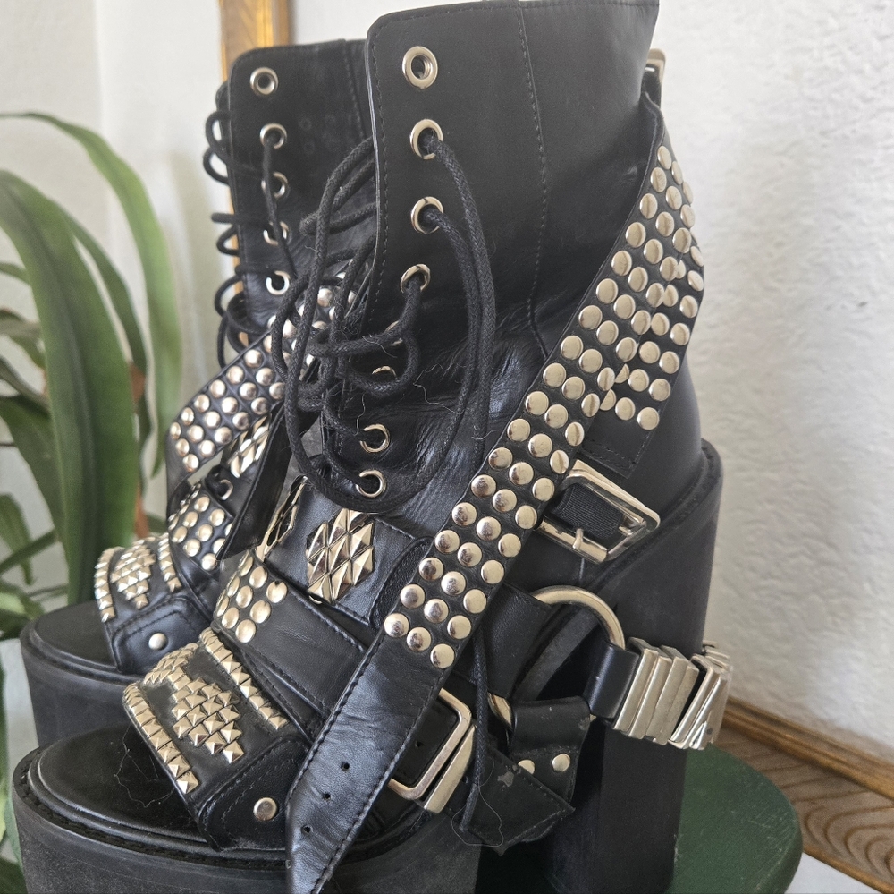 "HAVANA" LEATHER BOOTS
